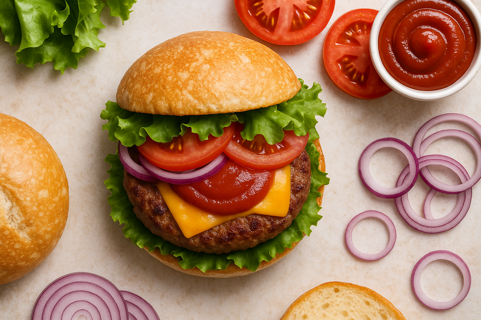 CHEESEBURGER SALUDABLE ESTILO GOURMET